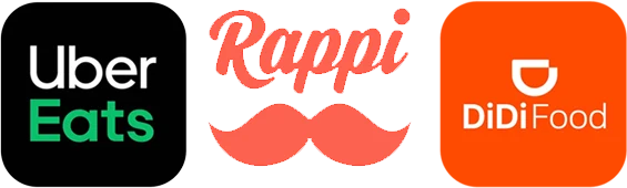 Uber Eats, Rappi y DiDi Food