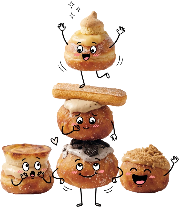 Monchi Donas animadas apiladas